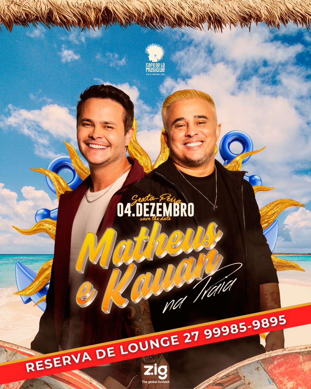 Matheus e Kauan na Praia